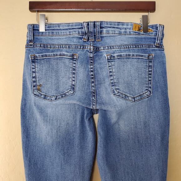 Kut from the Kloth Faded Wash Stretch Denim Jeans - Picture 5 of 9
